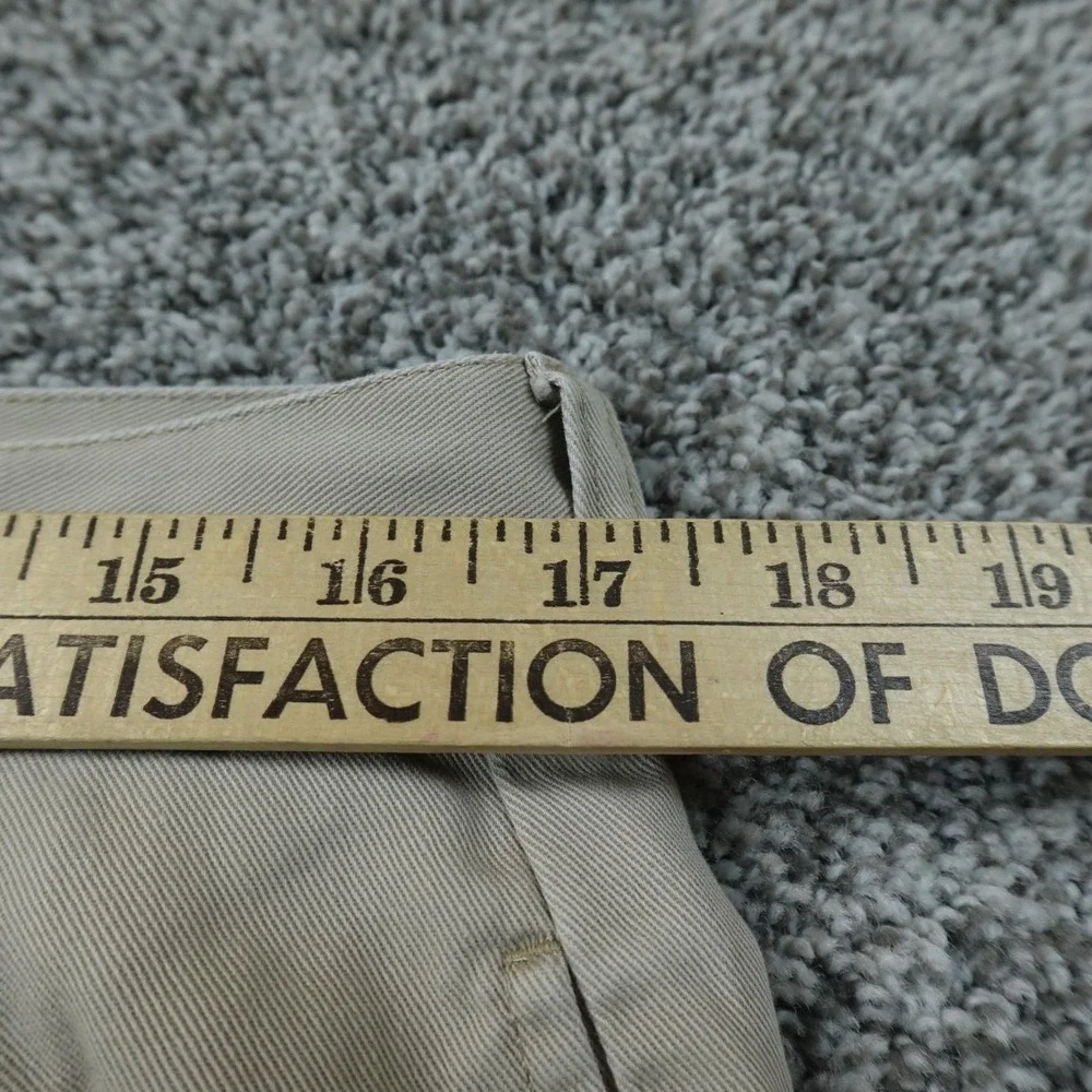 VTG Polo Ralph Lauren Shorts Mens 34 Beige Tan Andrew Chino Pleated 90s Golf Dad